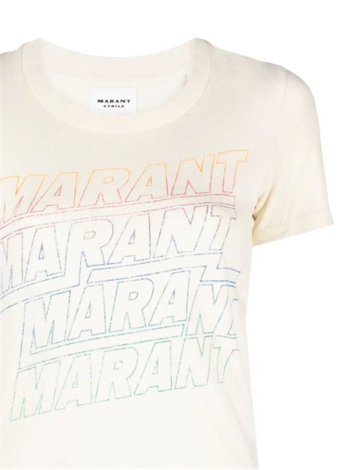 T-shirt in jersey di cotone MARANT ETOILE | TS0148FAB1N09E23EC